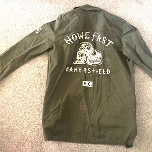 Howe army green shirt
